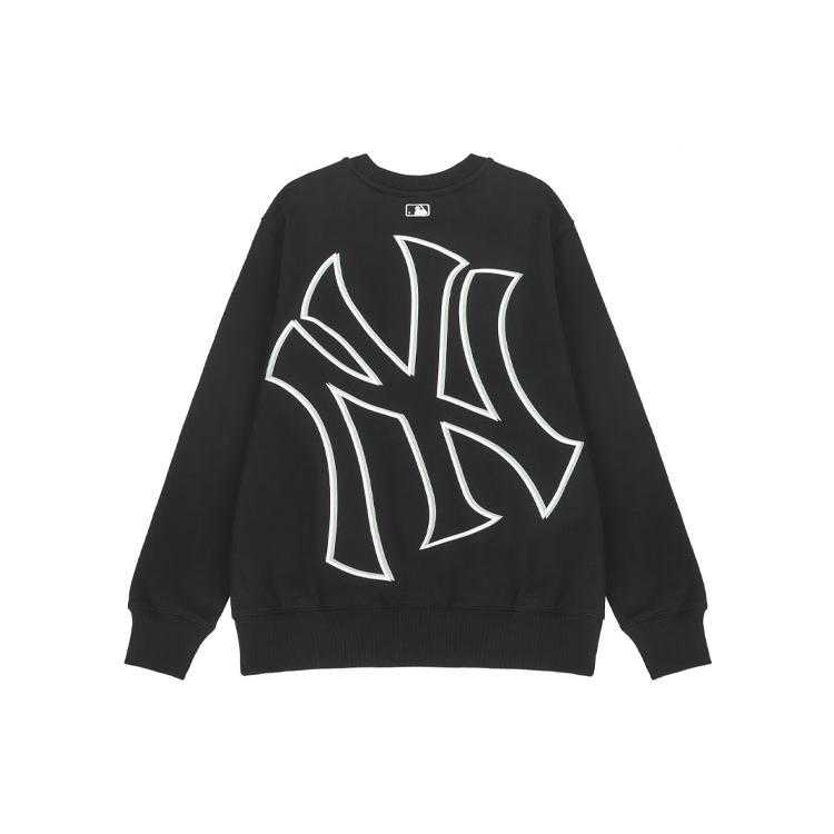 MLB Sweatshirts Unisex Black Crew Neck Moderate Other 3AMTB0421-50BKS