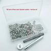 100 Sets 6mm Eyelets with Installation Tools for Shoes and Crafts