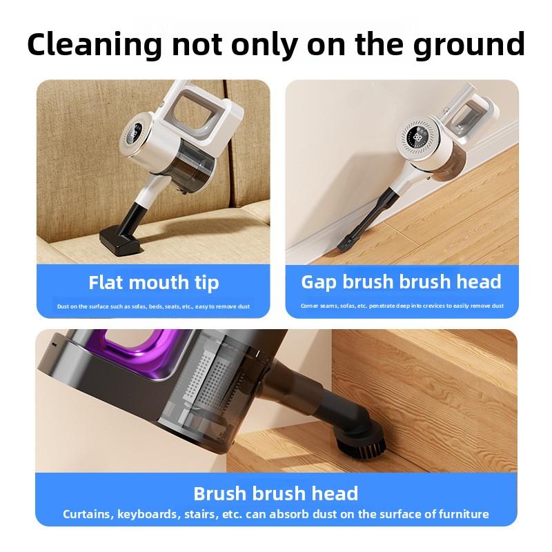 Pet Vacuum Cleaner Multi-Functional Household Wireless Vacuum Cleaner Large Suction High Power Carpet Cleaning Handheld