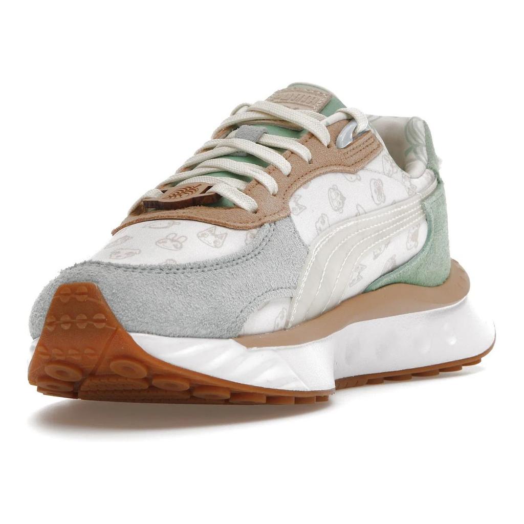 Puma Animal Crossing x Wild Rider Buty Dziecięce New Horizons Niebieski Jasnoniebieski Szepczący Biały 383070-01