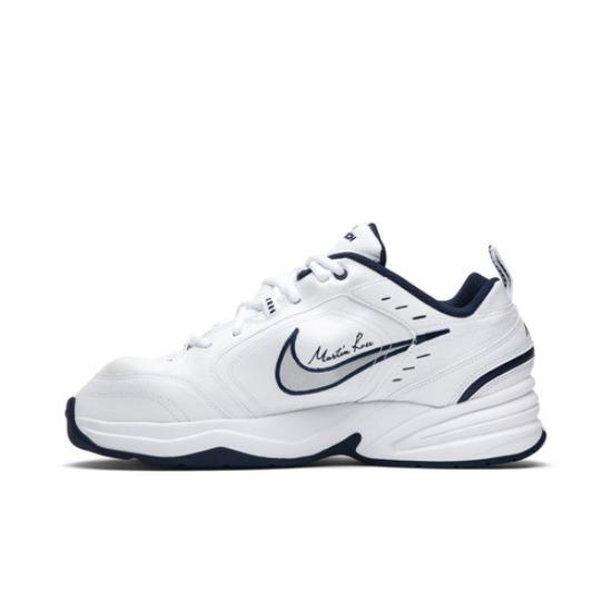 

Nike Martine Rose x Air Monarch White Navy AT3147-100 Men s Shoes EU 42.5 Темно-синій/білий