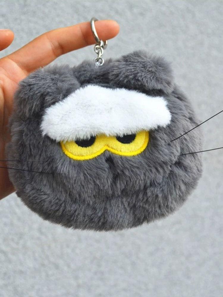 Kpop G-Dragon Plushy Coin Bag Comic Critter Gd Feline Little Pouch Vogue Womens Headphone Chest Cosmetic Travel Sacks Present