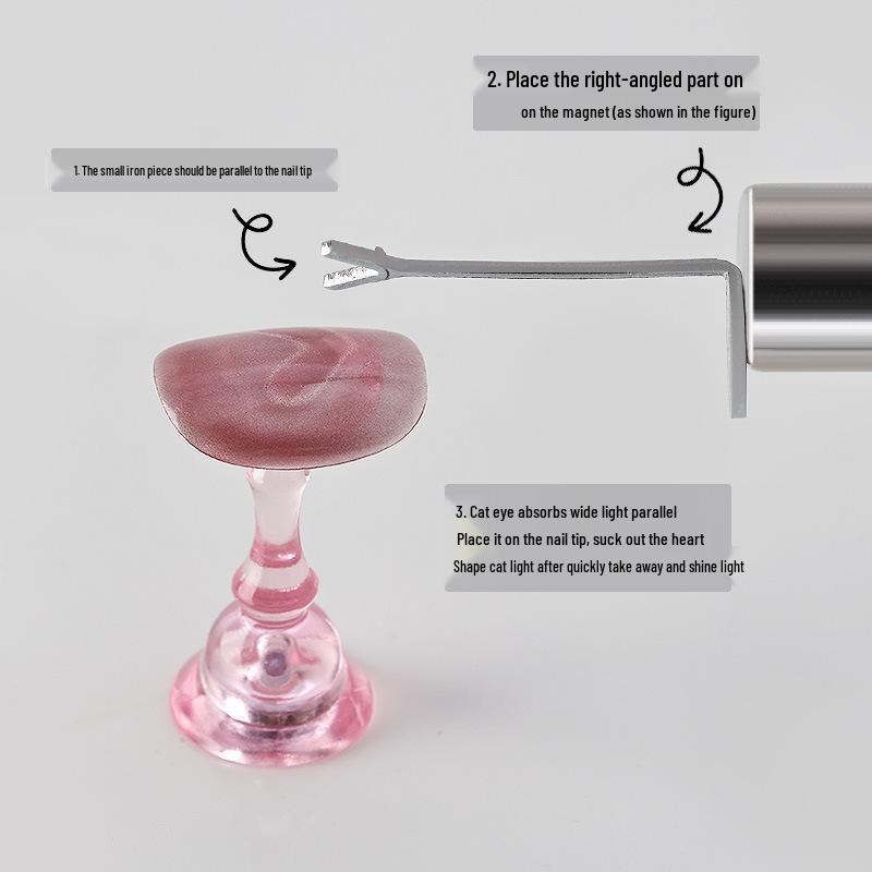 Y-Shaped Nail Salon Cat Eye Magnet Stick - Super Strong Suction Tool