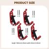 Mounting Kit (4 Pieces) with Metal And Rubber Clamps for Roof . Lightweight Portable, It Allows