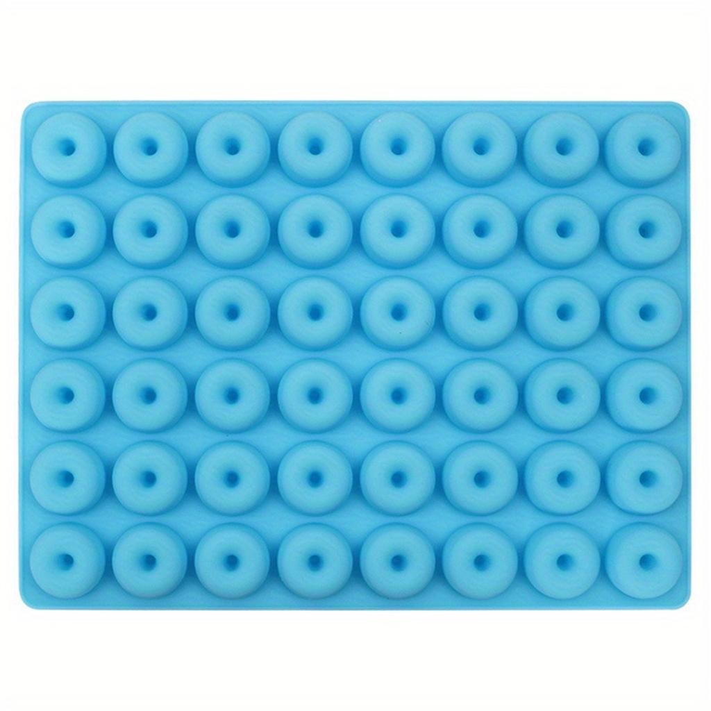 48 Cavity Small Donuts Chocolate Silicone Mold Small  Fondant Candy Mold  Baking Tools