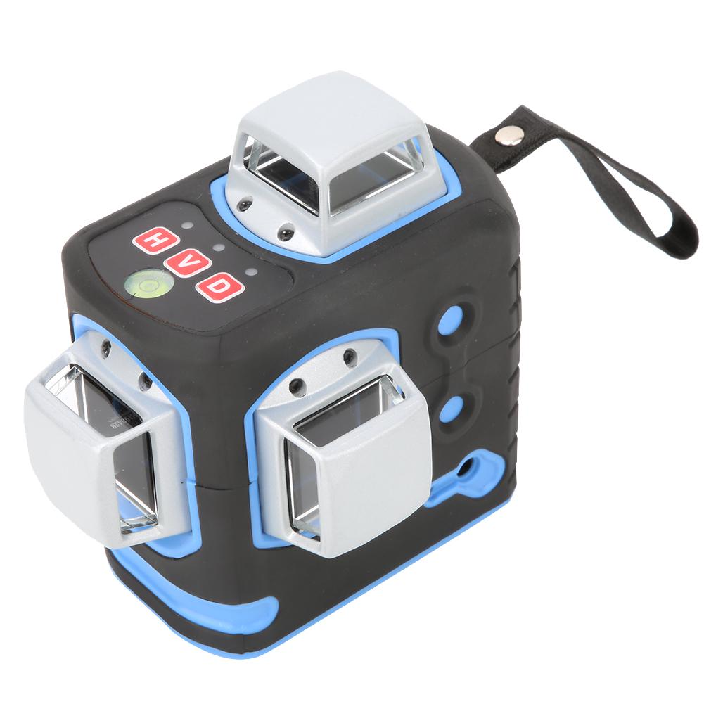 Electronic Self Leveling 3D Red Beam Leveler Cross Line Alignment Line Leveling Instrument