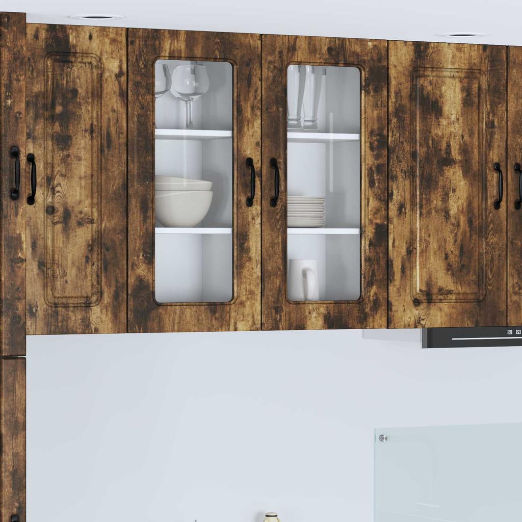 Dishwasher Front Panel Kalmar Smoked Oak 40 X 31 X 80 Cm