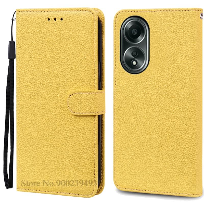 A58 A 58 Case For OPPO A58 Case Silicone Wallet Flip Leather Case For OPPO A58 4G Case Book Cover For OPPO A58 5G Phone Fundas