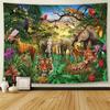 Forest Animal Tiger Decorative Tapestry Office Living Room Decor Home Wall Tapestry