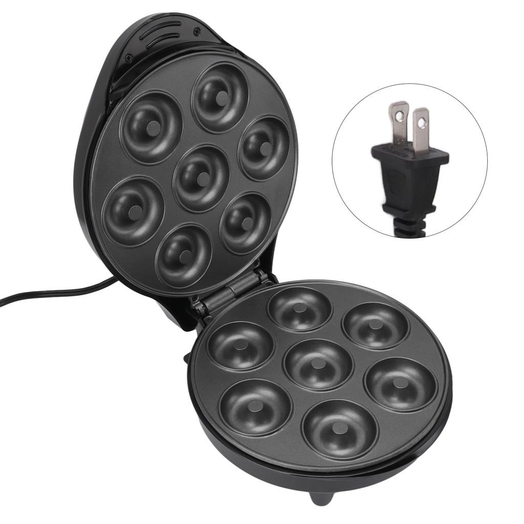 Stroj na výrobu koblih Vyrobí 7 koblih Vysoký výkon Mini stroj na koblihy na snídani Svačiny Dezerty