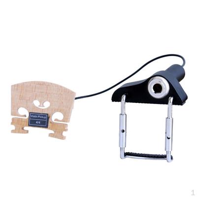 Pickup for Violin Instant Authentic Acoustic Sound Portable Piezo Contact Microphone