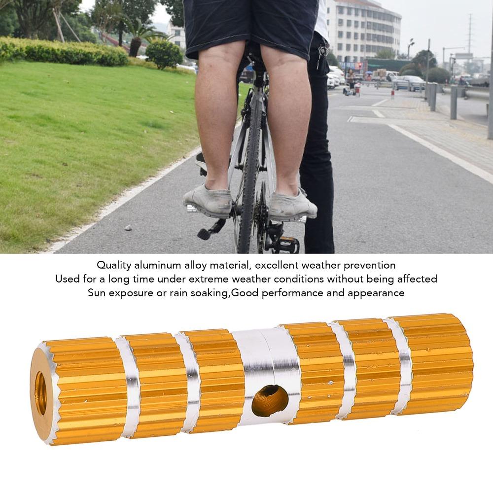 1 Paire Repose-pieds de Vélo en Alliage d'Aluminium Repose-pieds Solides pour Vélo Repose-pieds Arrière pour Vélo