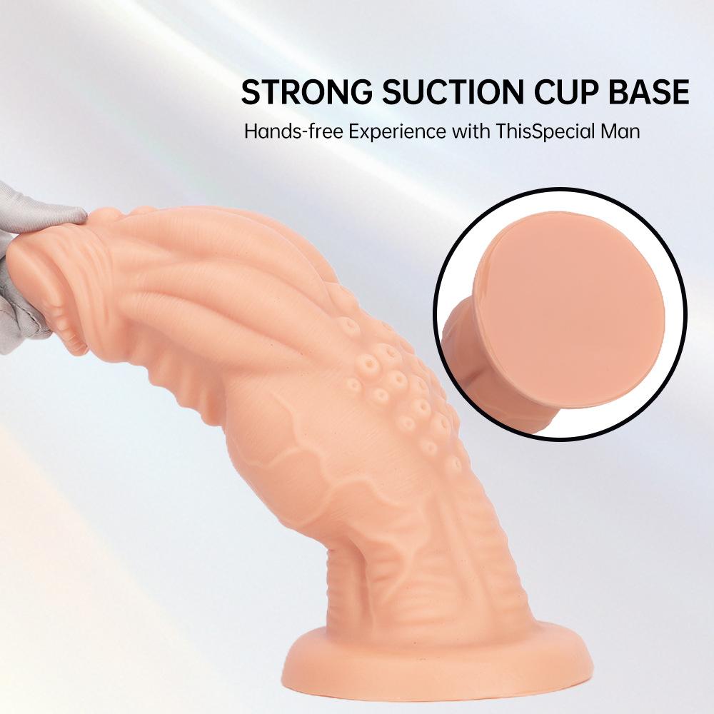 Black PVC Extra Long Anal Plug Dildo Sex Toy Masturbator for Men and Women Strap On Penis Realistic Dick