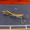 Brass Mini Insect Figurines Retro Antique Finish Exquisite Carved Small Decor for Home Shelf Art Collection Birthday Gift Choice