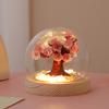 Handmade Peach Cherry Flower Ornament Cozy Creative DIY Craft Charming Atmosphere Decor Piece for Bedroom Home Decoration