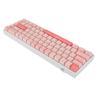 68 Keys Red Switch Mechanical Keyboard RGB Backlit 60 Percent USB Wired Gaming Keyboard for PC with 