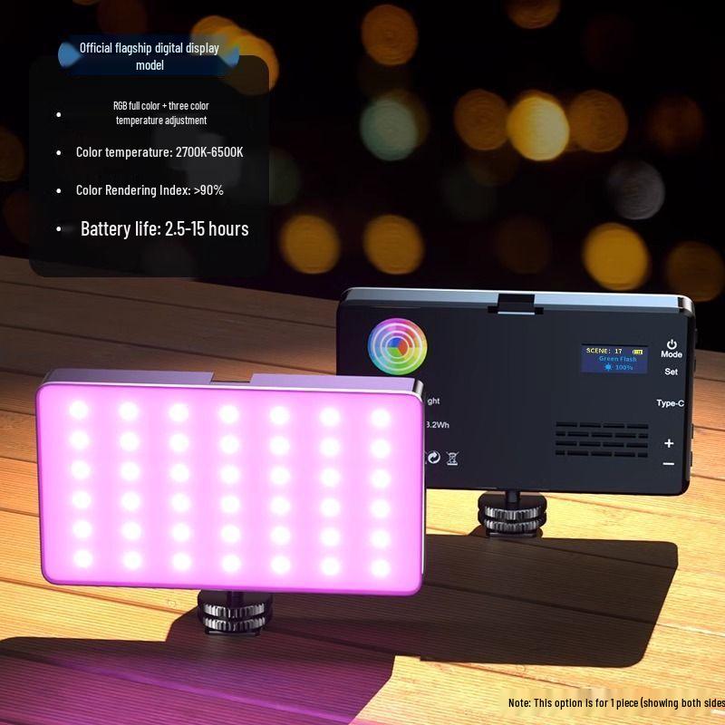 Portable Fill Light Camera for Photography & Streaming - Mini Selfie Beauty Device