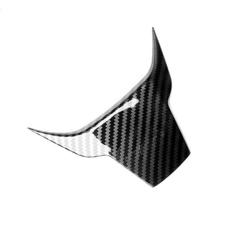 Carbon Fiber Car Steering Wheel Decor Cover Trim For Honda CR-V CRV 2017-