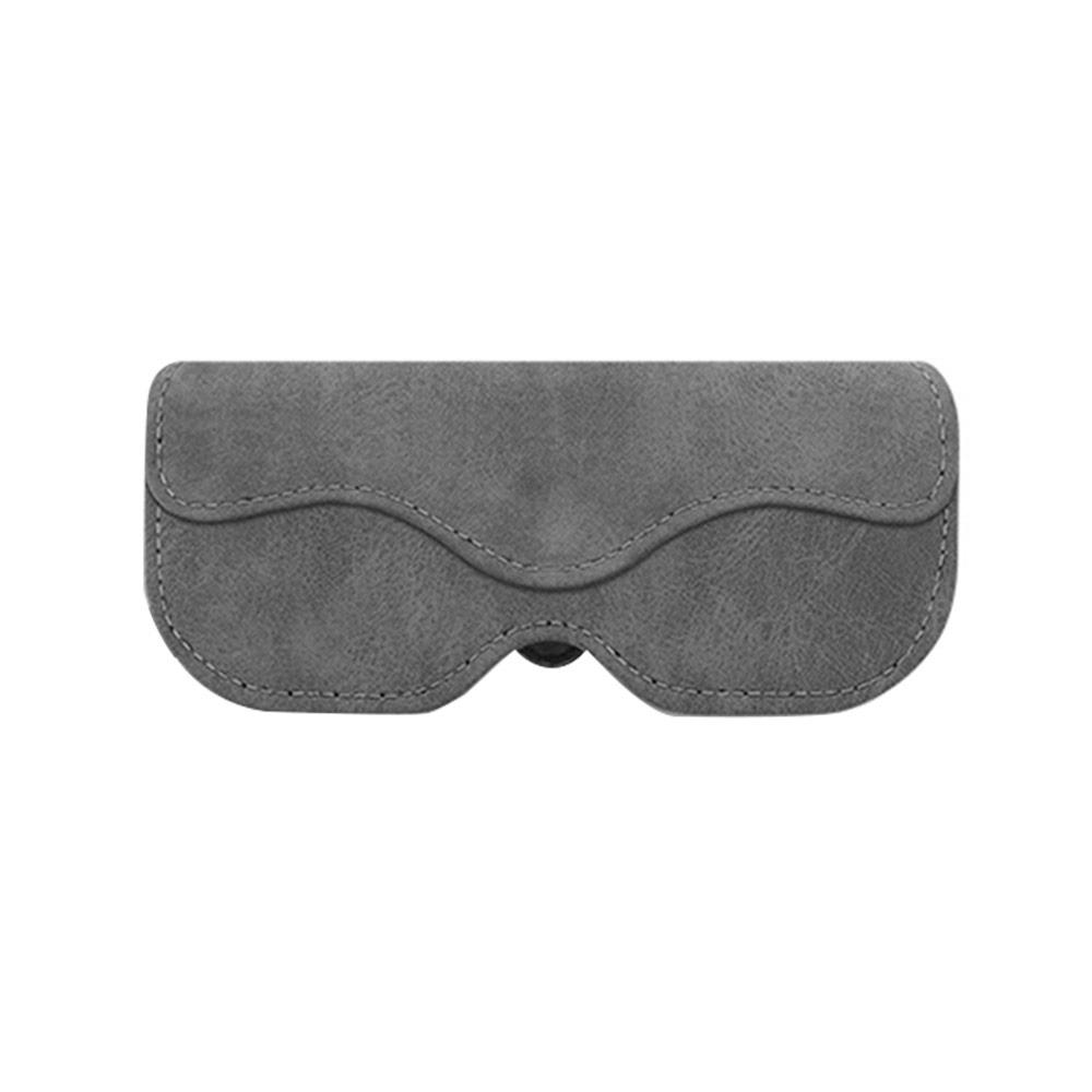 

Suede Leather Auto Sun Visor Glasses Holder Magnetic Car Sunglasses Box Car Interior Accessories серый