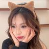 Cute Solid Plush Cat Ears Hairband For Women Girls Sweet Hair Ornament Headband Hair Hoop Head Band Fashion Hair Accessories
