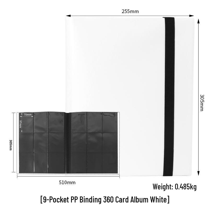 9-Grid Large Capacity 360 Card Slots Album for Game and Ultraman Cards