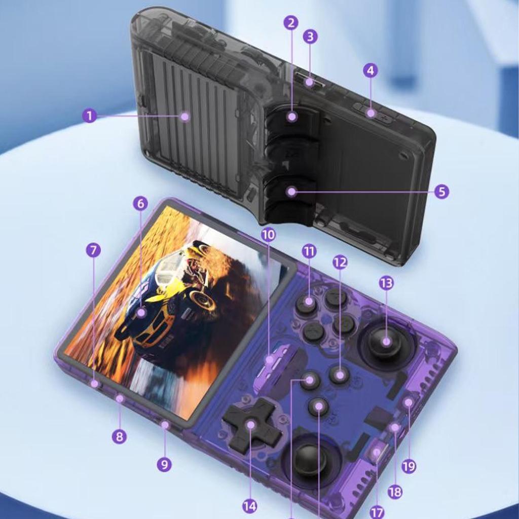 R40S PRO Retro Handheld Game Console with Integrated Arcade & PSP Emulator