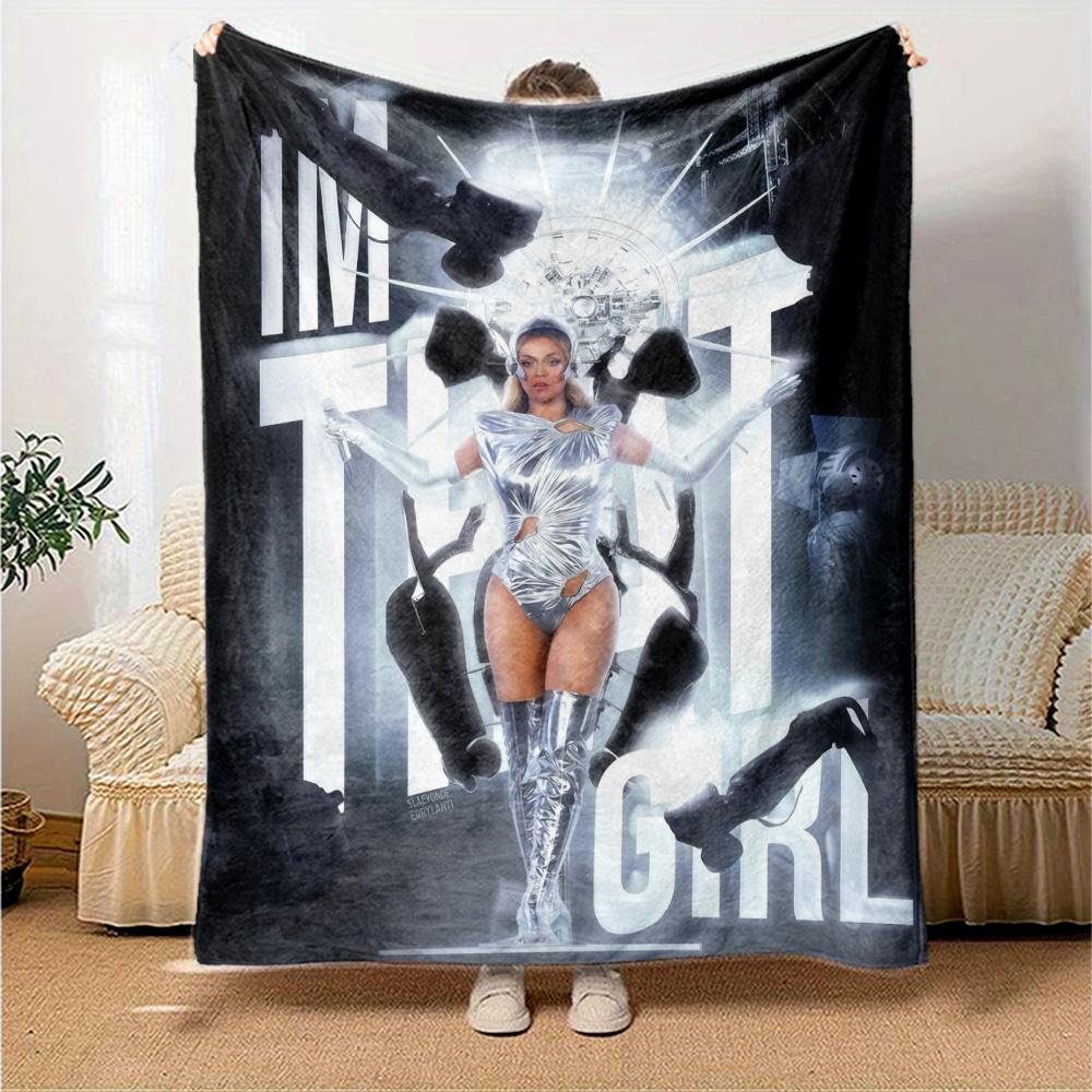 Beyonc Blanket, High quality Comfortable for All Seasons, Home Decor, Warmth and Comfort