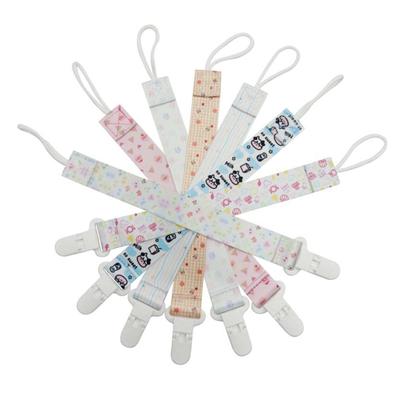 Süßes Design Schnullerkette Praktischer Schnullerhalter Baby Spielzeug Aufhänger Beißringband Halten Sie Ihren Schnuller Sicher für Junge Mädchen