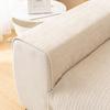 Simplized Solid Thick Non-Slip Chenille Sofa Cushion Cover, Geometric Line Design Universal Sofa Cushion Cover Four Seasons