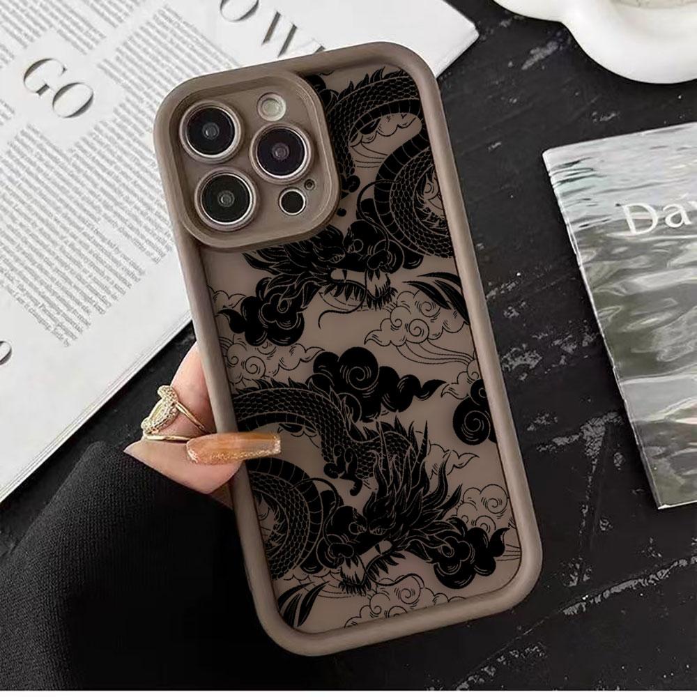 Fashion Dragon Pattern Phone Case For Samsung A13 A15 A16 A17 A22 A23 A25 A32 A33 A35 A51 A52 A53 A54 A55 A71 A72 Cover