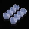 Multi-grid Transparent Plastic Storage Box Four-piece Storage Box Hair Accessories Storage