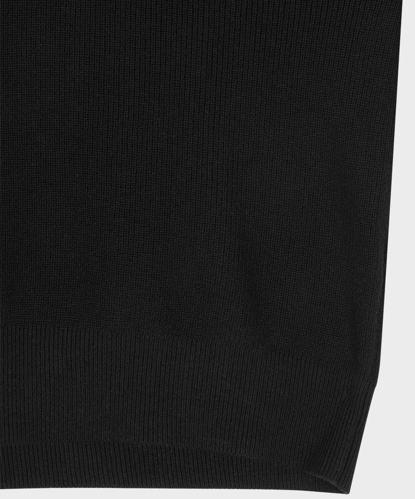 Teildeon Cotton Cashmere V-Neck Sweater Black