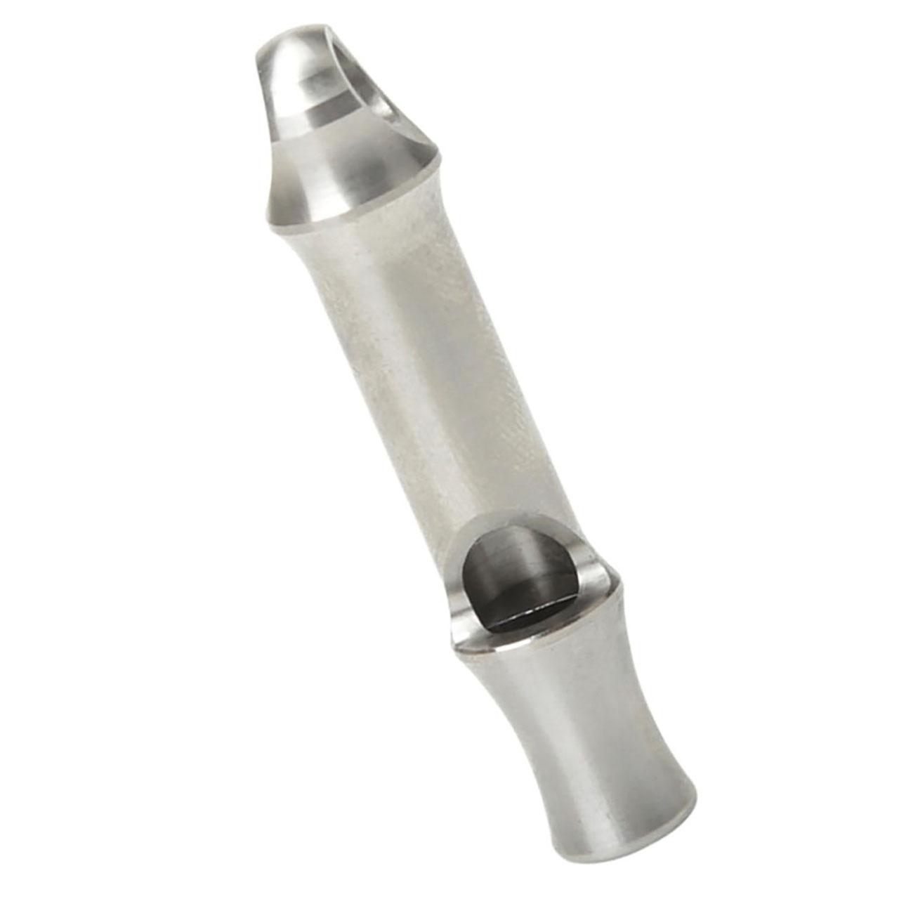 Sifflet Monotube Haute Décibel 120dB Alliage de Titane Équipement de Survie en Plein Air Camping Sifflet Multifonctionnel Portable