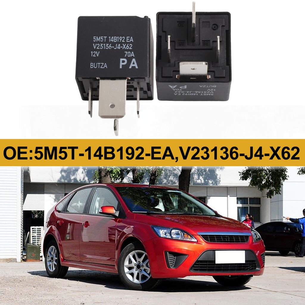 Electrical System Upgrade 5*5*5cm Car Relay 4 Pin Automotive Relay 4 Pin Relay Easy Installation OEM Specifications