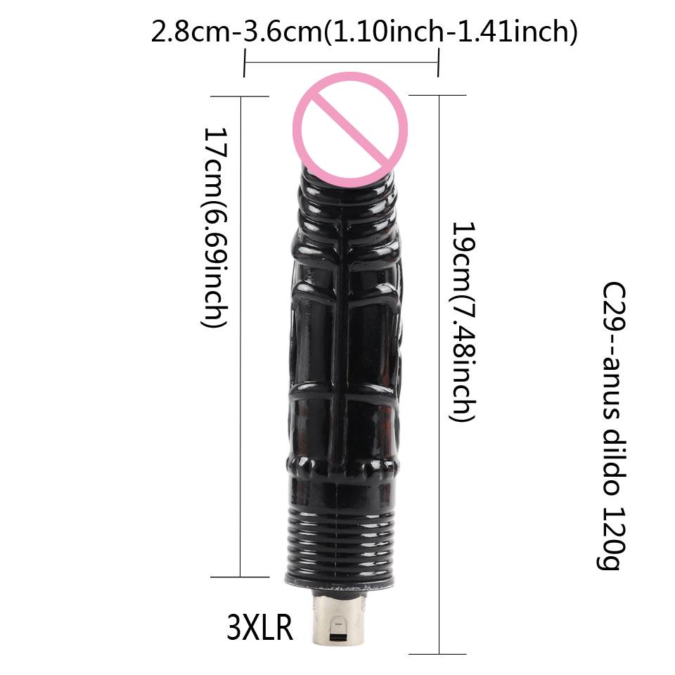 DTSUDU Sex Machine Accessory For Sex Machine, With 3XLR Connector, Toy Suction Cup, Adjustable Length Angle Accessory