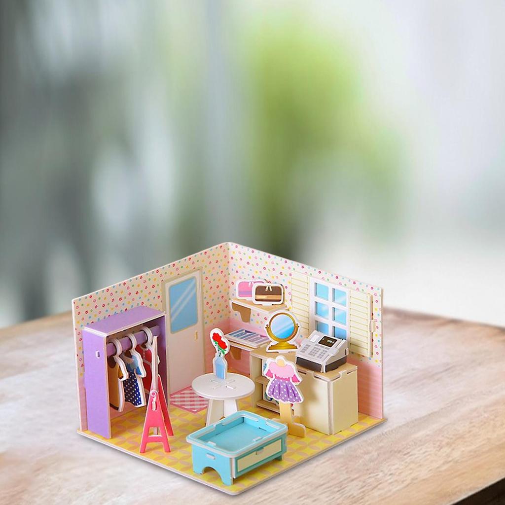 Building Model DIY Kits Paper and Foam Board, Creative Craft, 3D Jigsaw Puzzle Toys for Kids,