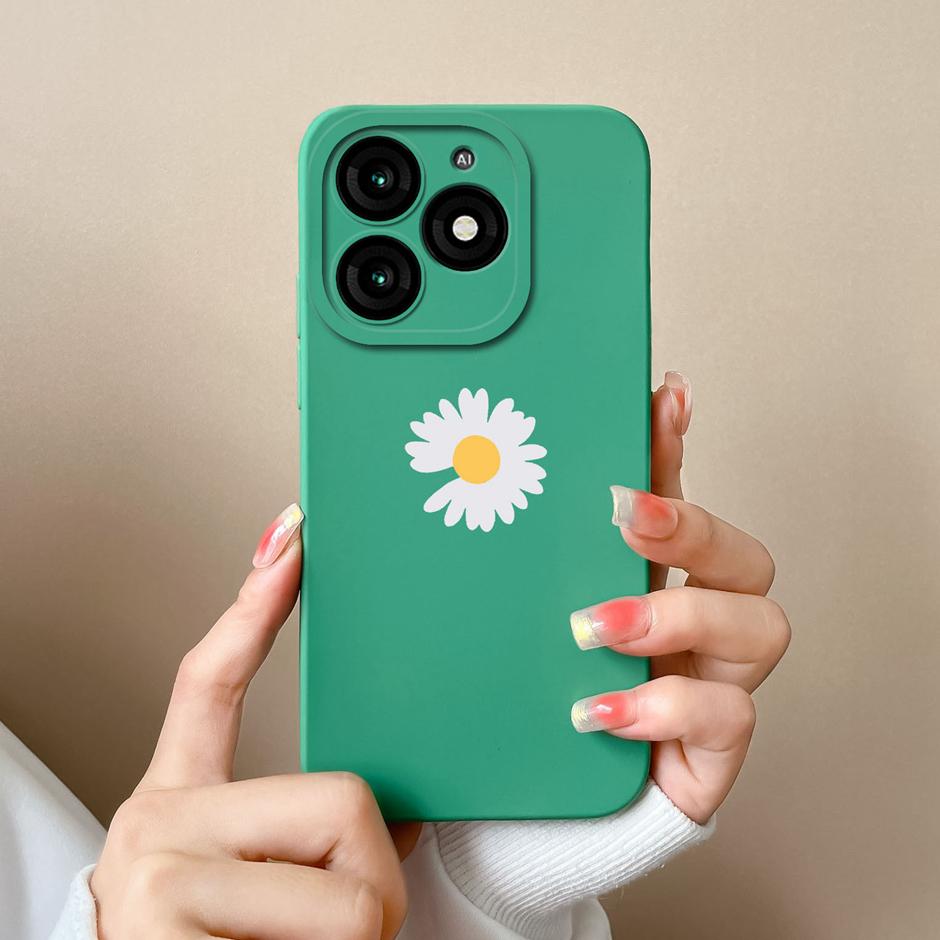 For Tecno Itel A70 Phone Case Cool Girl Cartoons Pattern Liquid Silicone Shell For ItelA70 A 70 High-quality New Design Fundas