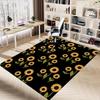 1PC Sunflower Pattern Non-Slip Floor carpet, suitable for Office, bedroomand playrooms. It can also be used as a sofa footrest cover-T77