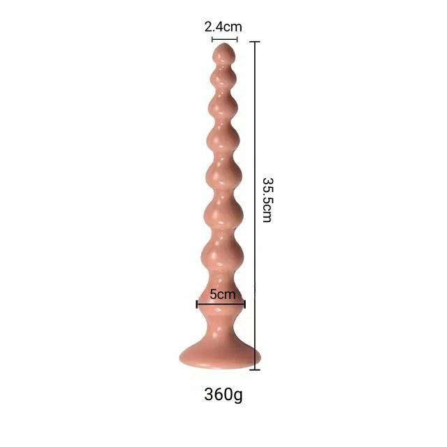 PVC Anal Plug Bead Butt Plug Prostate Massages Masturbator Sex Toys for Man Anal Dilator Sex Products