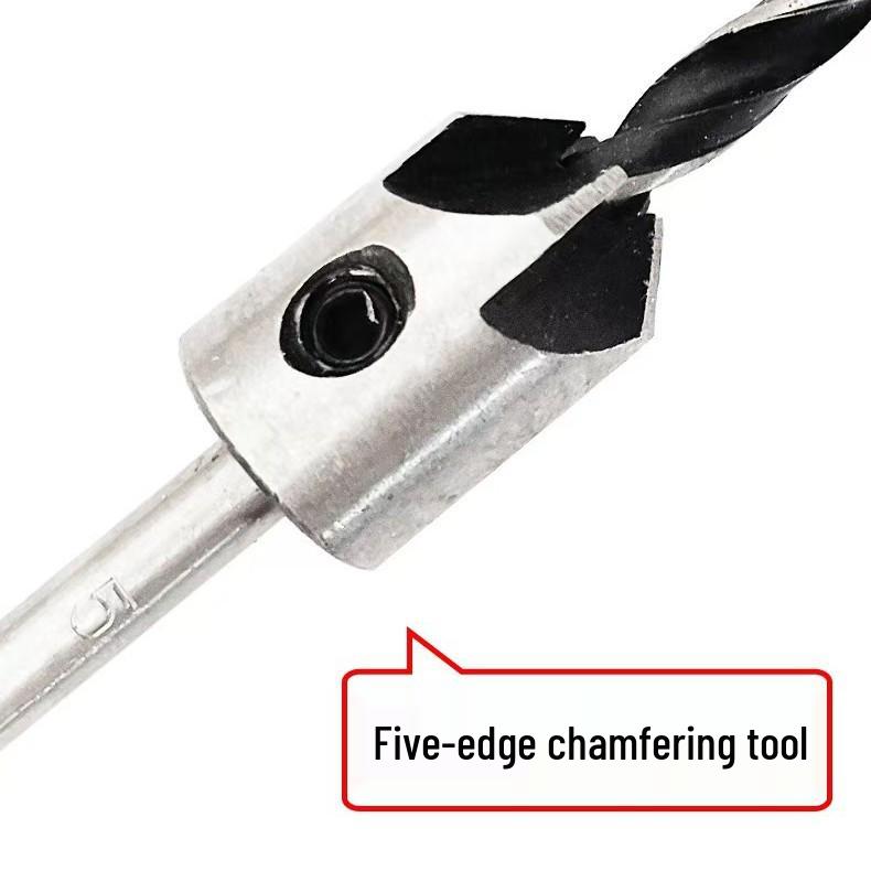 Foret à bois rétro à trois pointes réglable pour le fraisage et le travail du bois polyvalent