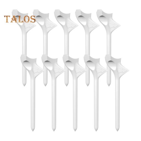 10 Stück Golfnägel reduzieren die Reibung der Ballrotation, langlebiger Kunststoff-Golf-Tee, Golf-Spin-Reduktionsgerät, Golf-Zubehör