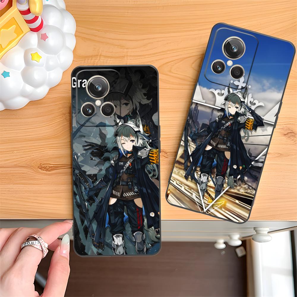 Arknights Grani Matte TPU Mobile Phone Case for Realme 15 14 13 12 11 10 9 Pro Plus T i Lite 5G Colorful Printing Cover
