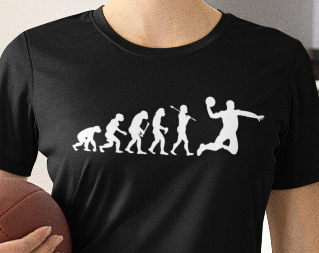 Basketball Evolution T-Shirt, Basketball Lover Evolution T-Shirt Sports Basketball Coach Shirt Birthday Gift Family Presents Sports Tee Tops