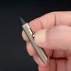 Yousheng Eternal Pen Mini Titanium Alloy Ballpoint Pen Replaceable EDC Refill Smooth Writing Comfortable Grip Mini Pen