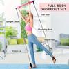 Portable Pilates Bar Kit with Adjustable Resistance Bands for Home Gym Workouts