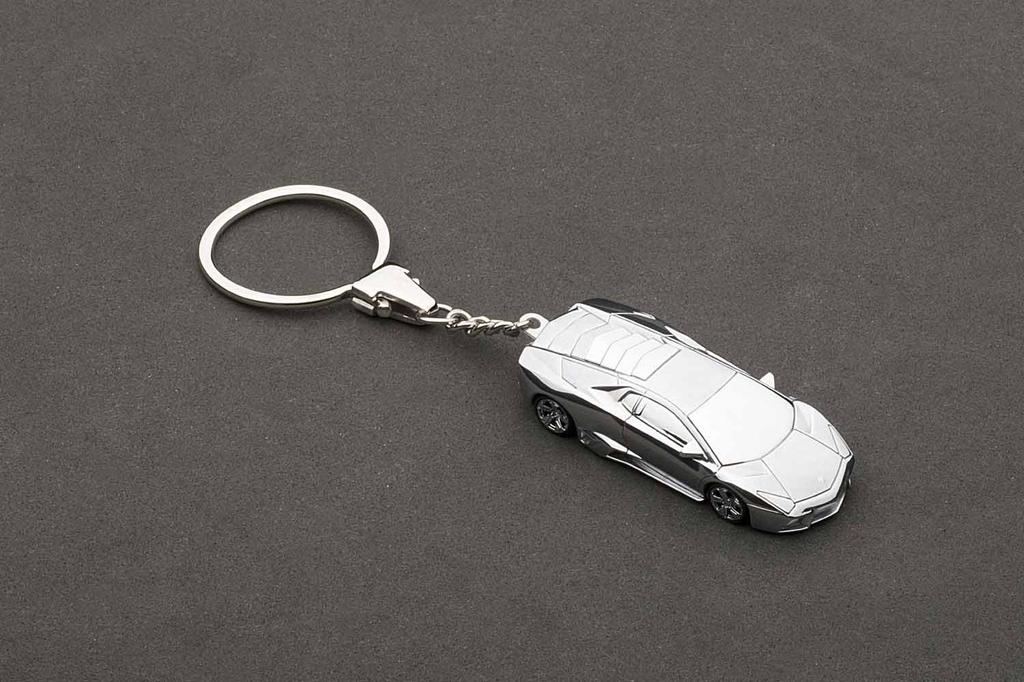 AUTOart Scale Lamborghini Reventon Keychain Finished Product 1/87 (Aluminum)
