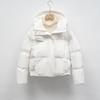 Short winter white duck down fashionable and simple bread jacket thickened warm temperament jacket down jacket women