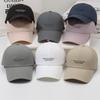 Breathable Quick-Drying Baseball Cap Unisex Sunscreen Cap Letter Embroidery Outdoor Sports Cap