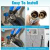 Leak-proof Washing Machine Hoses Stainless Steel Hose Splitter Hose Y Connector  Outdoor Faucets