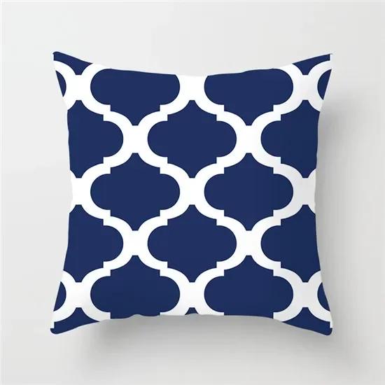 

Geometric Cushion Covers Yellow Plaid Stripes Print Pillow Case For Home Chair Sofa Decoration Pillowcases 45cm*45cm 16x16Inch